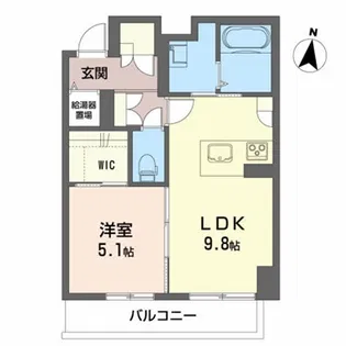 シャーメゾン エクラージュ【2階】の間取り