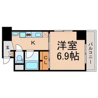 ラニカイビレッジ【9階】の間取り