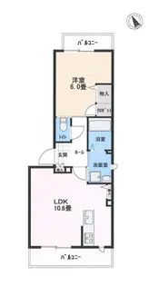メゾン・ジュジュ【2階】の間取り