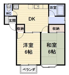 コーポラスヨーコウ【2階】の間取り