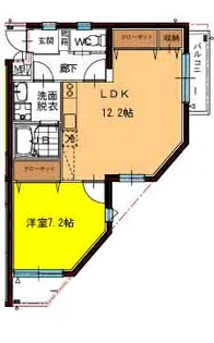 SKYKLOVER【3階】の間取り