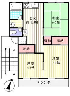 オカトミコーポ【2階】の間取り