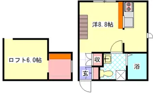 神奈川県横浜市金沢区寺前1【アパート】の間取り