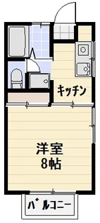 峰ハイツ・S【1階】の間取り