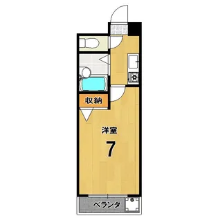 シェモア衣笠【3階】の間取り