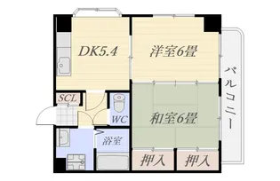 プレジデント武【2階】の間取り