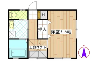 メゾンロザージ【2階】の間取り