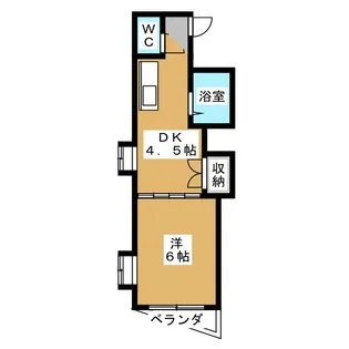 サンシャイン小泉【2階】の間取り