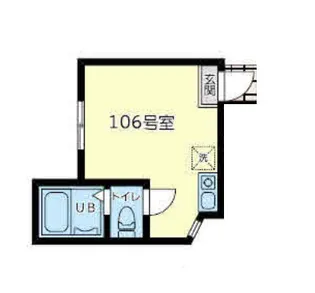 ユナイト星川クロックムッシュ【1階】の間取り