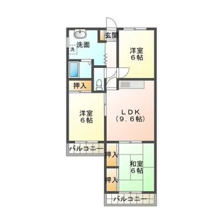 メゾンタキノ【2階】の間取り