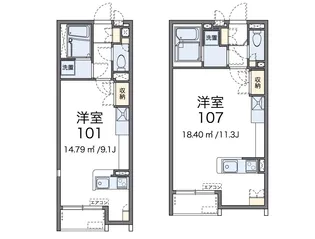 グランビュー清水山【1階】の間取り