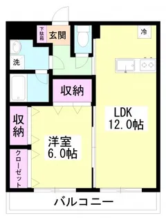 ニューライフ津田沼東【3階】の間取り