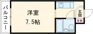 第2京都メゾンベルジュ西京極【3階】の間取り