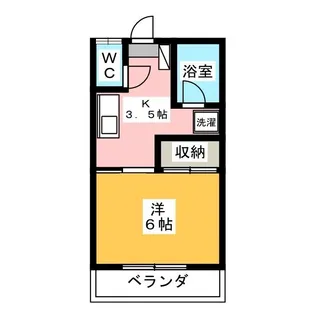 1Kの間取り画像