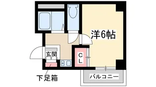 KASEYA新大阪【7階】の間取り