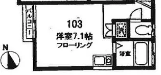 ヴィラ・フォンテーヌ【1階】の間取り