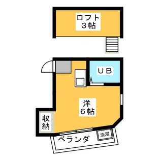 ハウス浅間【1階】の間取り