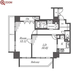 ザ・センチュリーステイツ【9階】の間取り