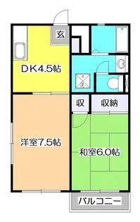 コーポ萩原【2階】の間取り