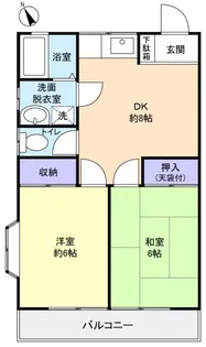 コーポ石井【2階】の間取り