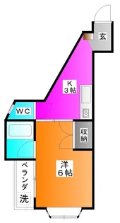 ローズハイム【2階】の間取り