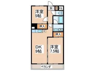 NKYフラット【3階】の間取り