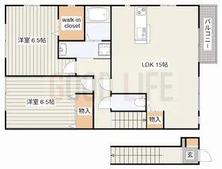 兵庫県小野市大島町【アパート】の間取り
