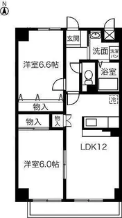 メトロ扶桑【1階】の間取り