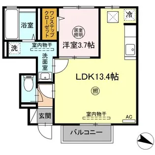 Rosebay【1階】の間取り