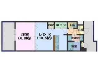 シビックコアエム【11階】の間取り