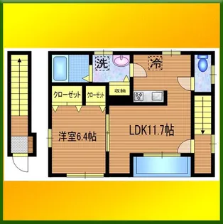 アイランドリーフ【2階】の間取り