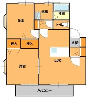 ファミーユA【1階】の間取り