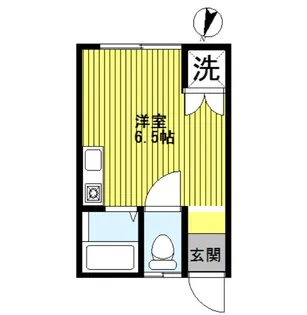 東京都文京区千駄木3【アパート】の間取り