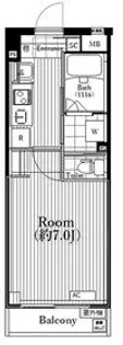 東京都中野区中野3【マンション】の間取り
