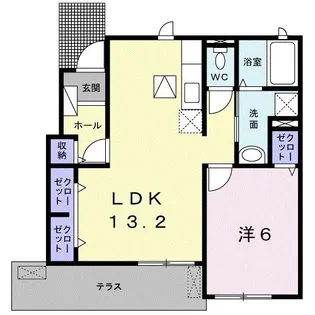 サーレ・春日【1階】の間取り