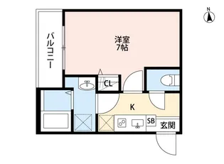 東京都足立区保塚町【アパート】の間取り