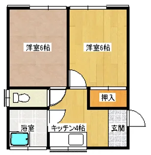 千葉県旭市蛇園【一戸建】の間取り