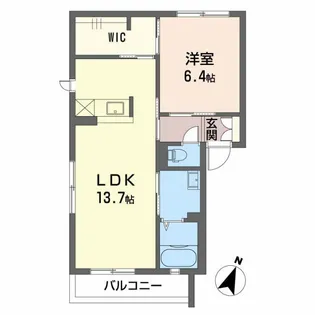 SGハウス鈴鹿 B【2階】の間取り