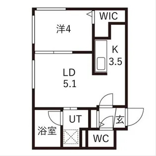 Novello NANGO(ノヴェッロ南郷)【1階】の間取り