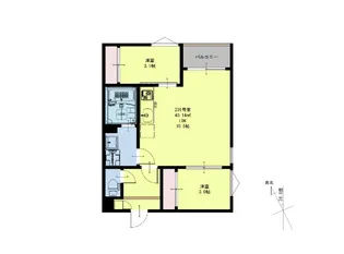 REGALEST Sakura I【2階】の間取り