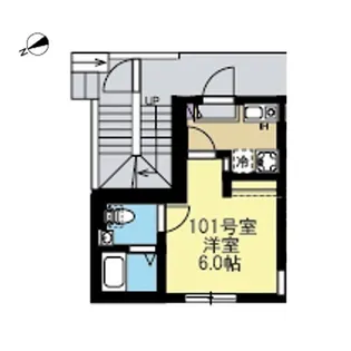 ベルアージュ日吉本町【2階】の間取り