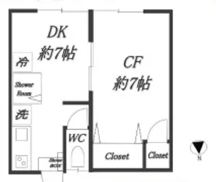 アイリス西赤羽【2階】の間取り