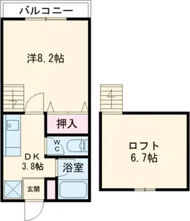 メゾン エリーナ【1階】の間取り
