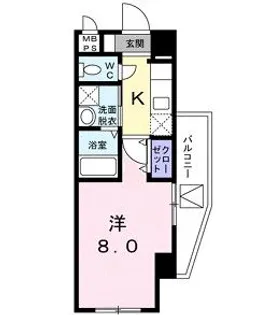 TAKCS【4階】の間取り