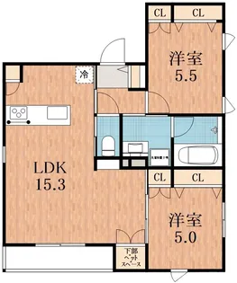 大阪府大阪市平野区加美正覚寺1【マンション】の間取り