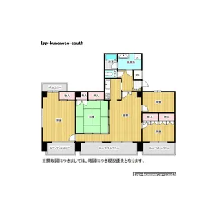 ライオンズマンション上通 1003号【10階】の間取り