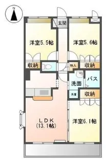 カサルビア【2階】の間取り