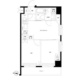 東京都足立区梅島2【マンション】の間取り