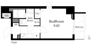 ラティエラ王子飛鳥山(ラティエラオウジアスカヤマ)【4階】の間取り