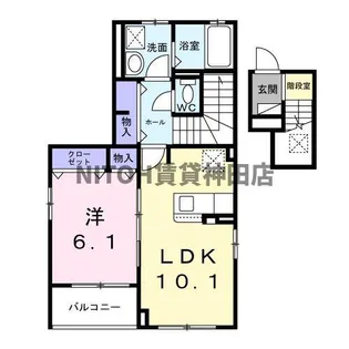東京都墨田区東向島6【アパート】の間取り
